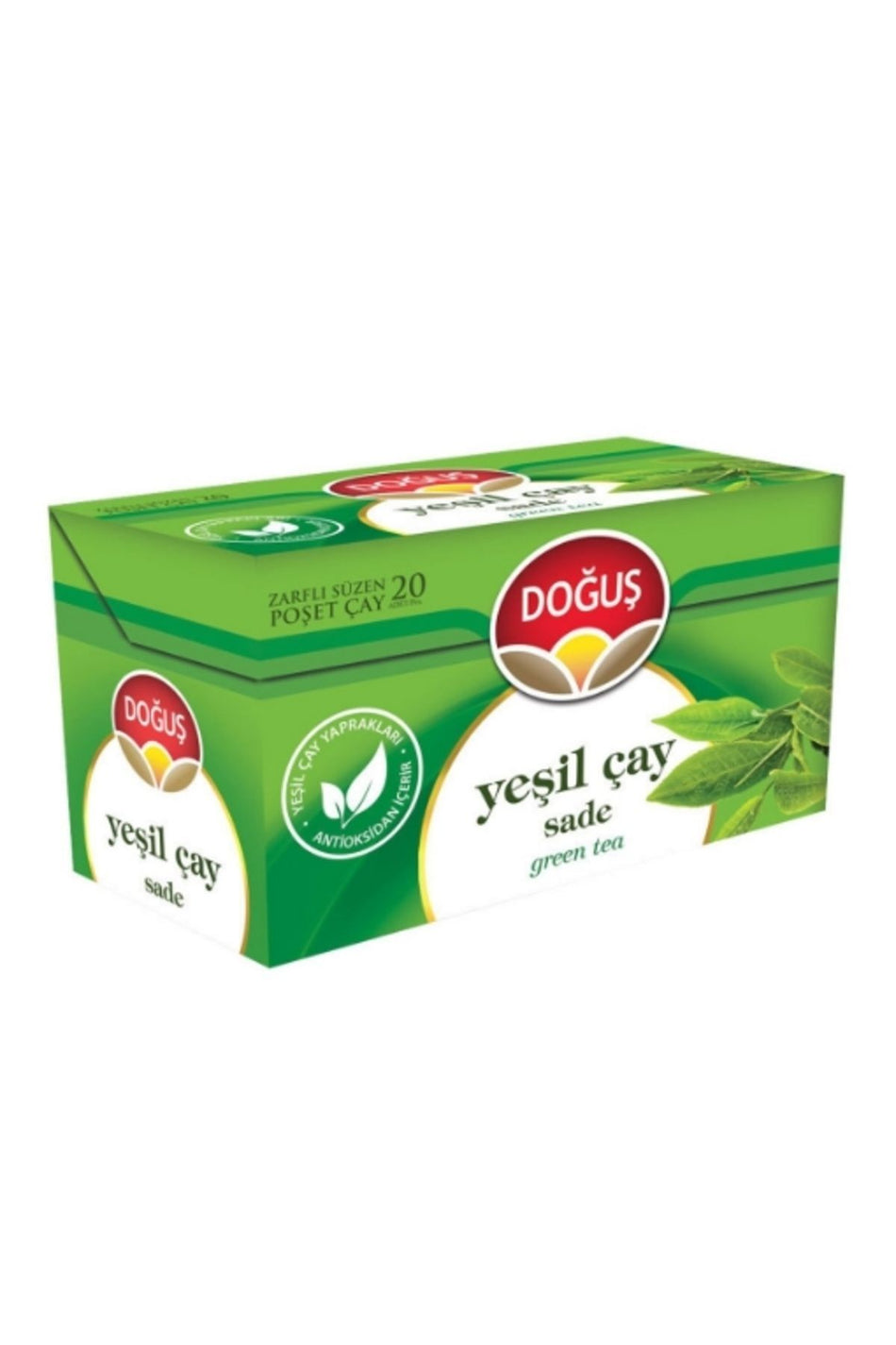 شاي دوغوش الأخضر السادة، عبوة من 20 كيسًا، 35 غرامًا (شاي عشبي) (عبوة من 4)