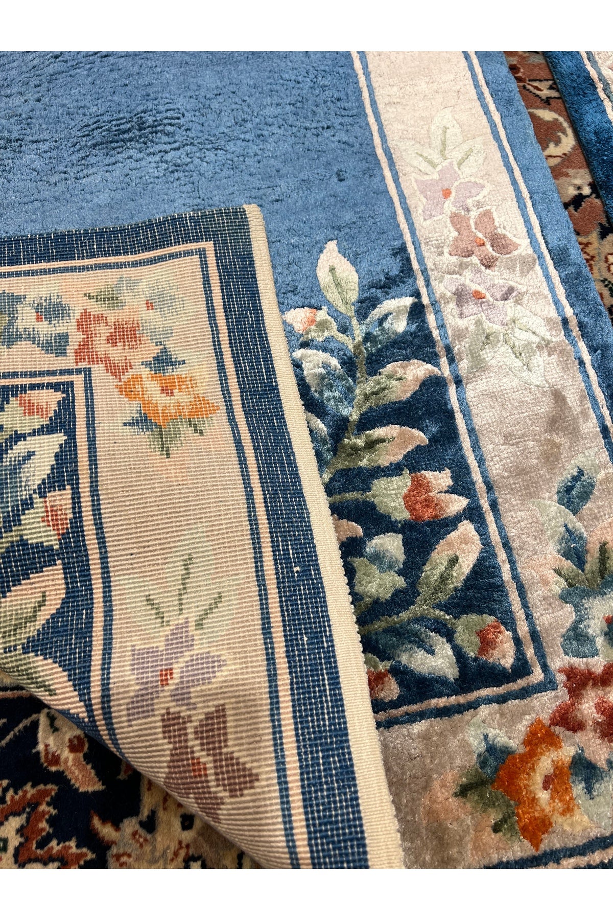 RD RAMAZAN DAG Hand Rug Art Hand-Woven Chinese Silk Runner Three Pieces Available Size 303x70 - MALLTURK