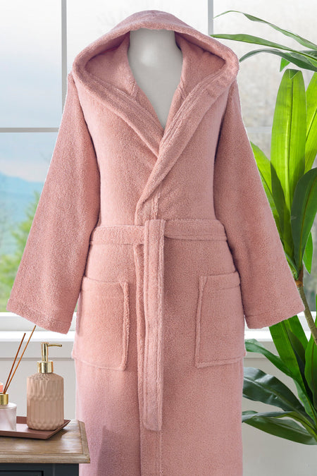 Ozdilek Woven Hooded Bathrobe - MALLTURK