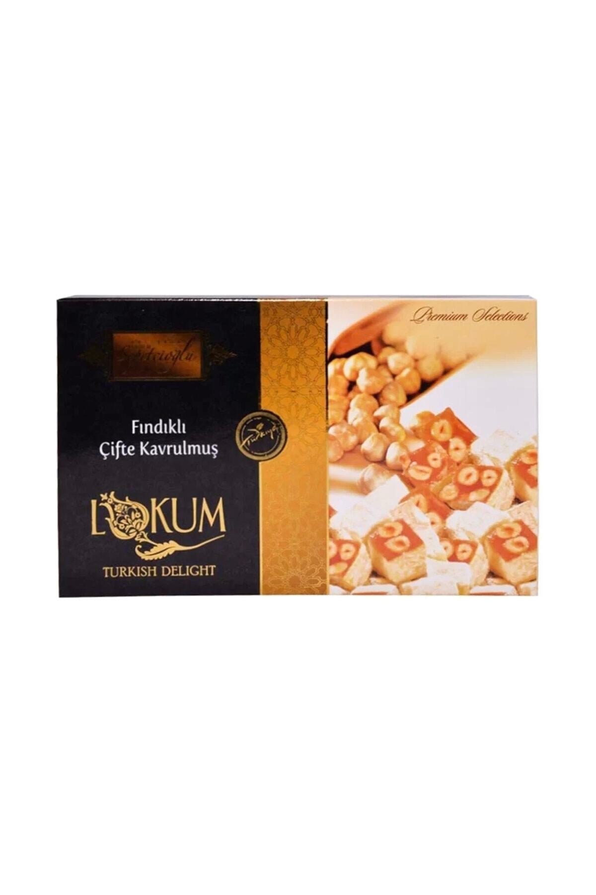 Erdem Sepetcioglu Hazelnut Double Roasted Turkish Delight 300 g - MALLTURK
