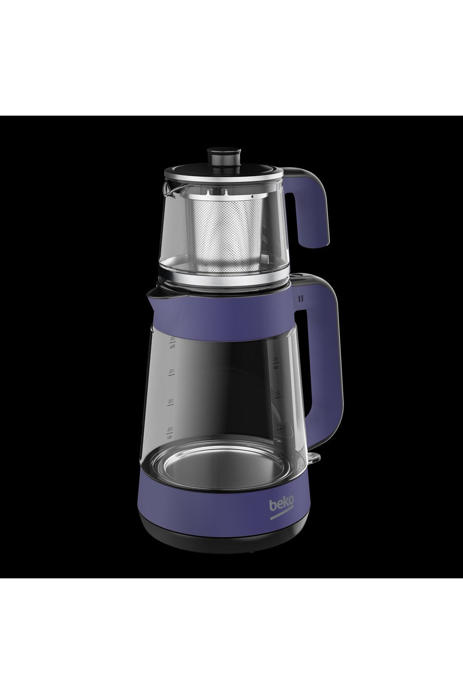 Beko CM 5964 W Purple 1900 W Tea Maker with Glass Teapot - MALLTURK