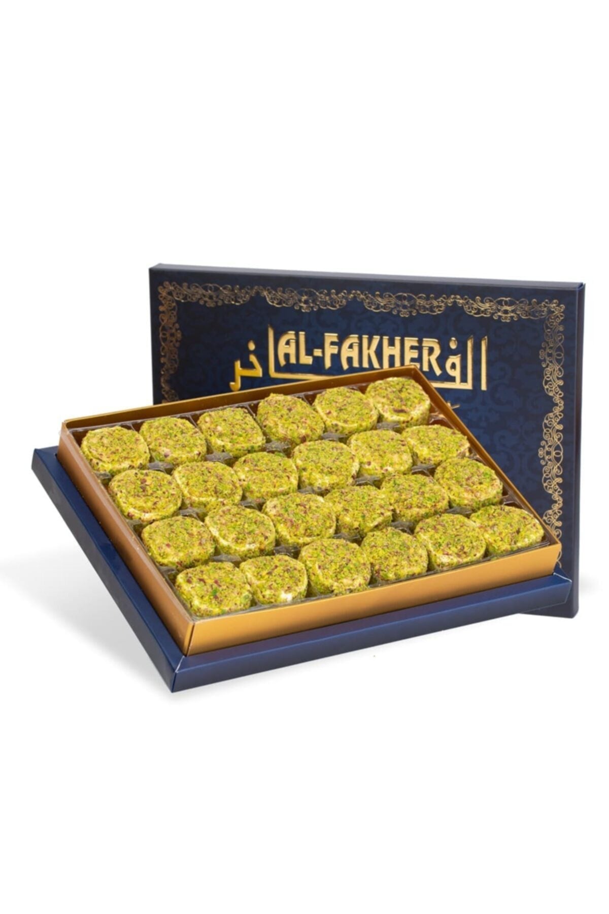 AL fakher Pistachio krokanli Turkish Delight 750 g - MALLTURK