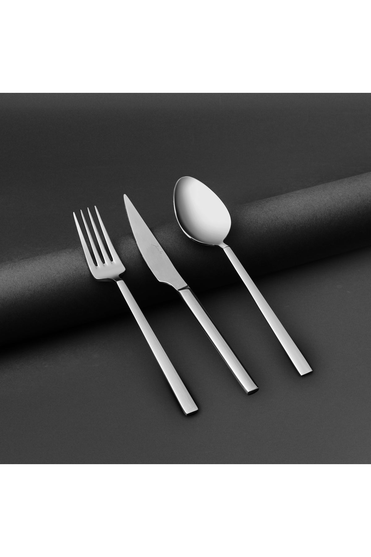 Jumbo 1800 18 Piece 6 Place Setting Flatware Set - MALLTURK