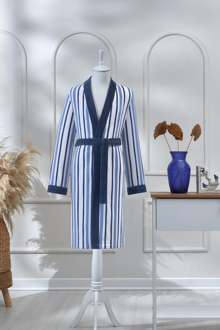 Ozdilek Modern Mariner Kimono Bathrobe - MALLTURK