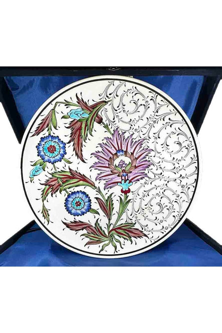 Cini Evi Milletvekiline Vip Gift Iznik Tile Plate - MALLTURK