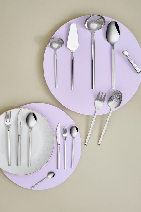 Karaca carmelo 91 Piece 12 Place Setting premium Boxed Flatware Set ve Serving Utensil Set - MALLTURK
