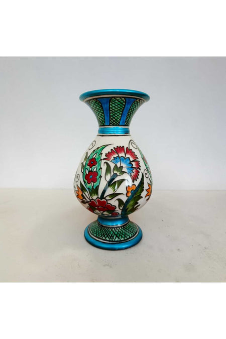 Sema ceramic handmade 20 cm hyacinth vase - MALLTURK
