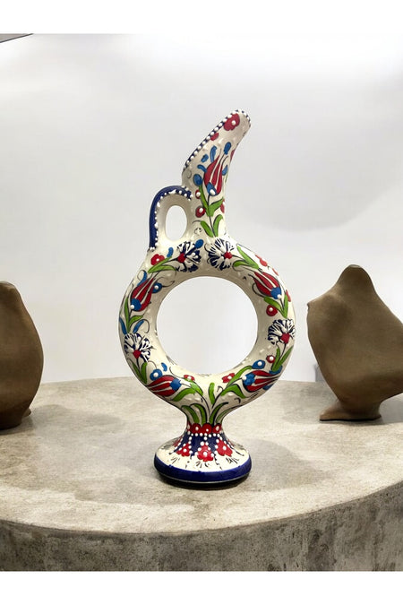 STORESZA Handmade Hittite Vase - Ceramic Art Decorative Set - MALLTURK