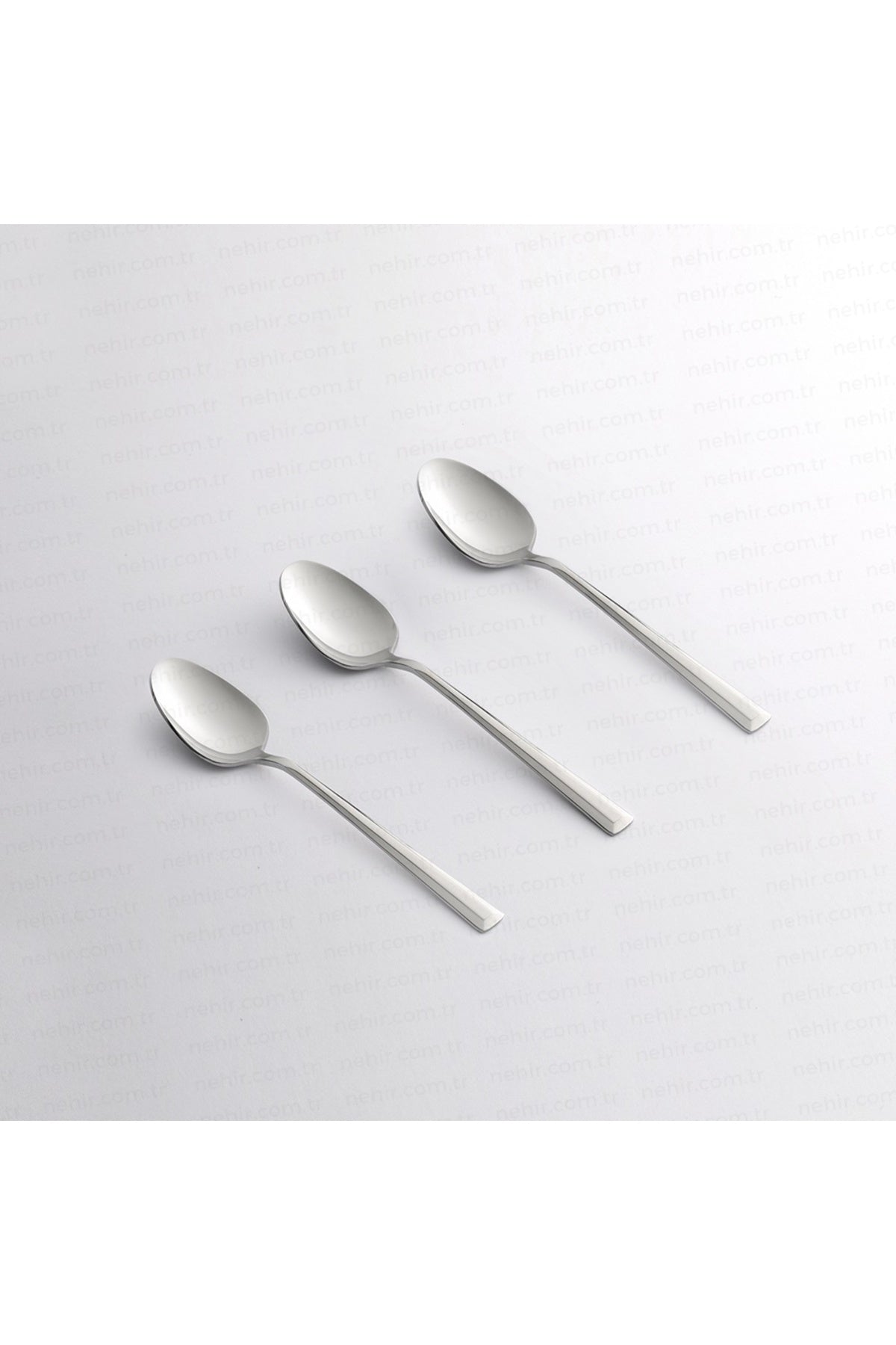 Nehir milano Plain 6li Dessert Spoon - MALLTURK
