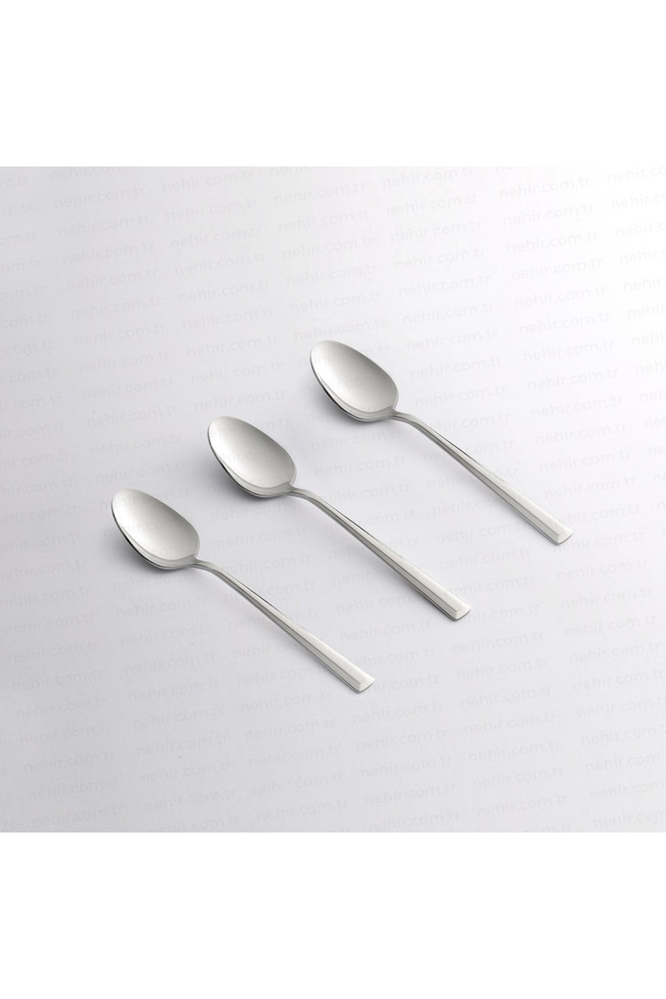 Nehir milano Plain 6li Dessert Spoon - MALLTURK