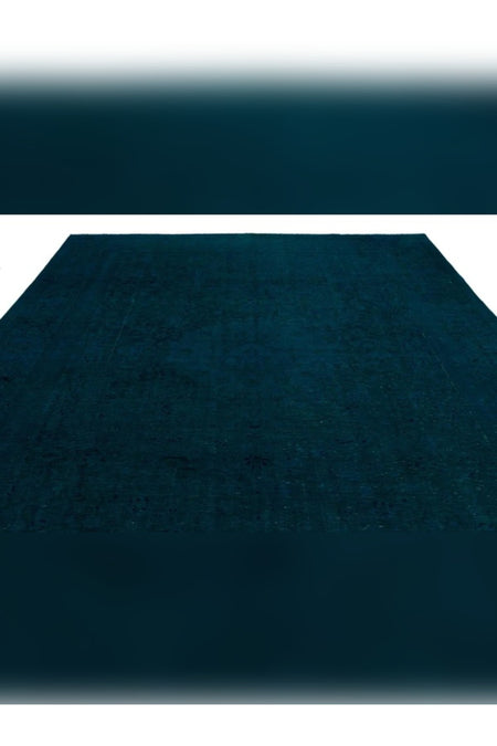 Apex Rug Distressed Vintage Rug XLarge Hand-Woven Natural Turquoise 24574 300 x 402 cm - MALLTURK