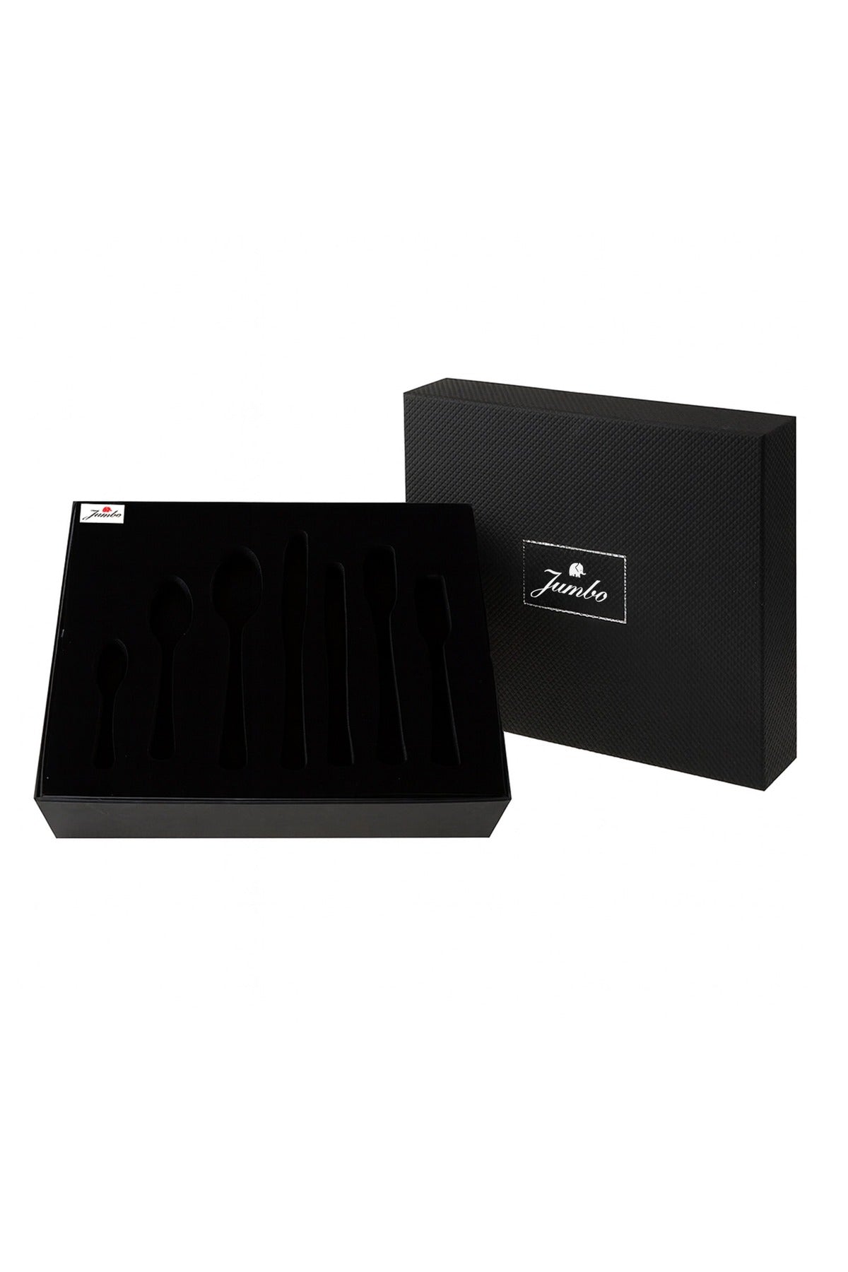 Jumbo 2600 84 Piece 12 Place Setting Steel Flatware Set - MALLTURK