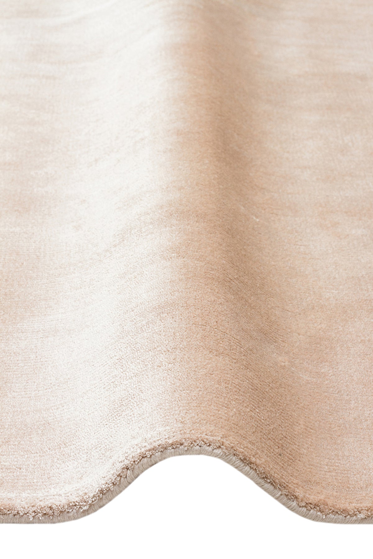 Vog Hali Alure Beige Handwoven Pure Bamboo Rug Luxury Soft Minimalist Modern Living Room and Lounge Rug - MALLTURK