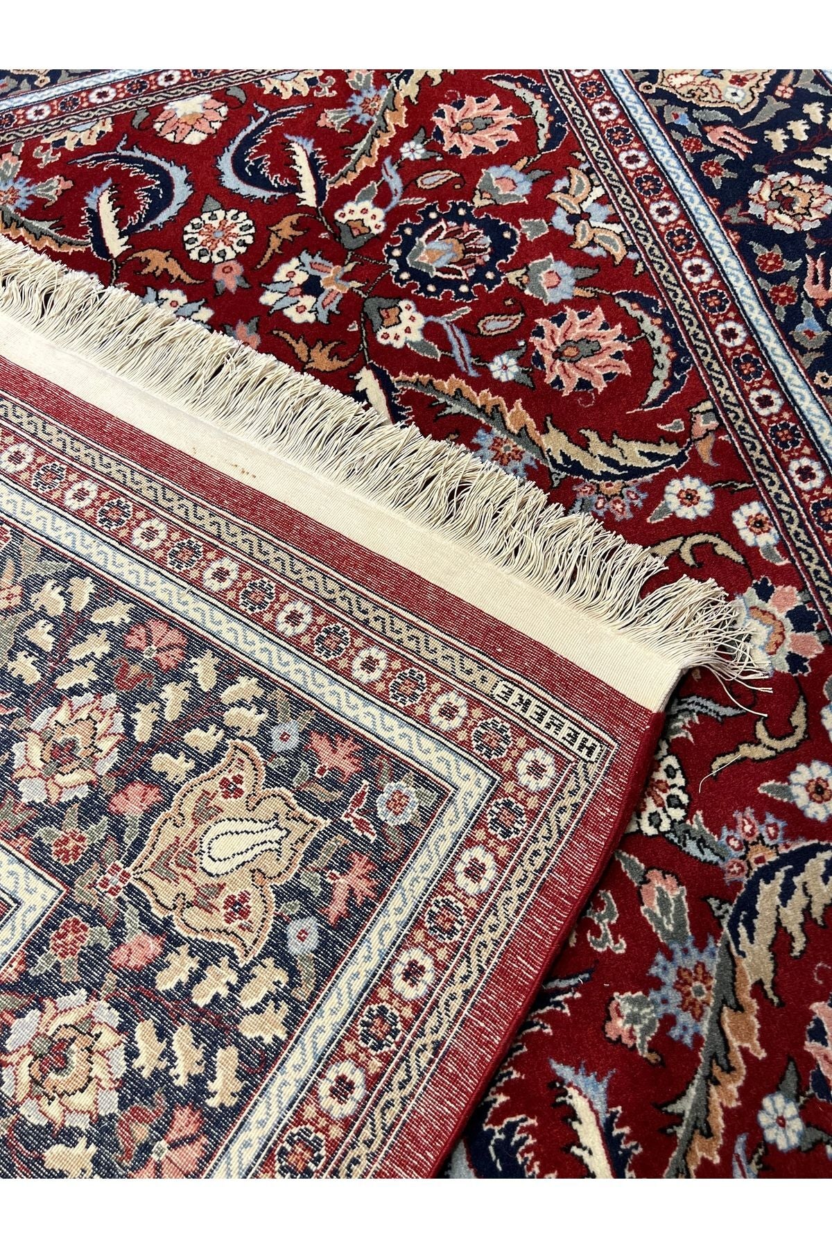 RD RAMAZAN DAG Hand Rug Art Hand-Woven Hereke Rug Signed Premium Quality Cotton Base Wool Weave Natural Dye Size 3x2 - MALLTURK