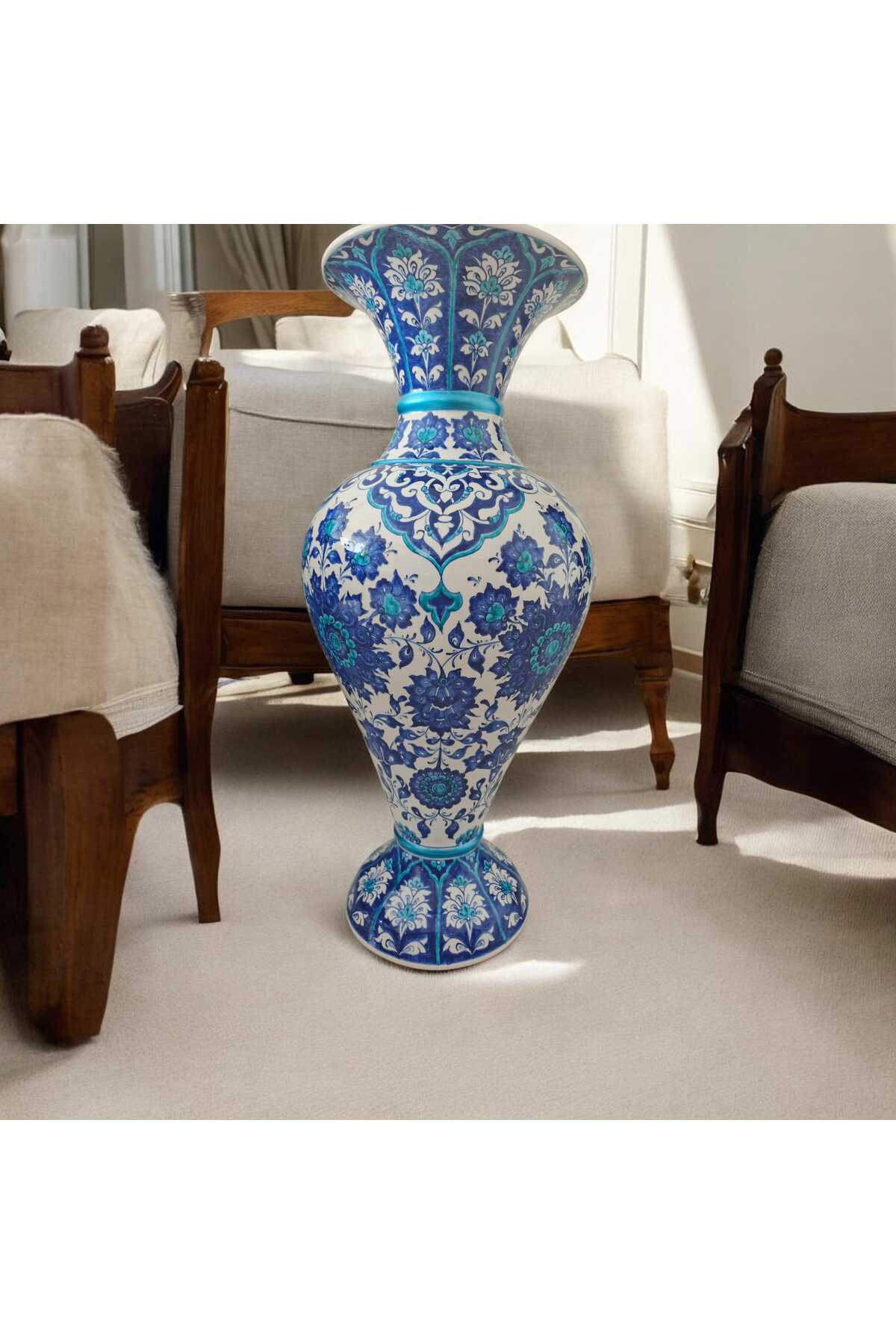 Sema Cini Handmade Ceramic Vase 70 cm - MALLTURK