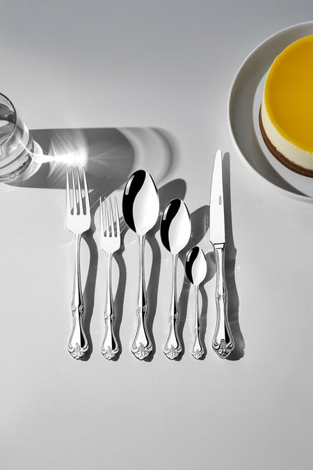 Nehir lalezar Plain 12 Place Setting 72 Piece Boxed Flatware Set - MALLTURK