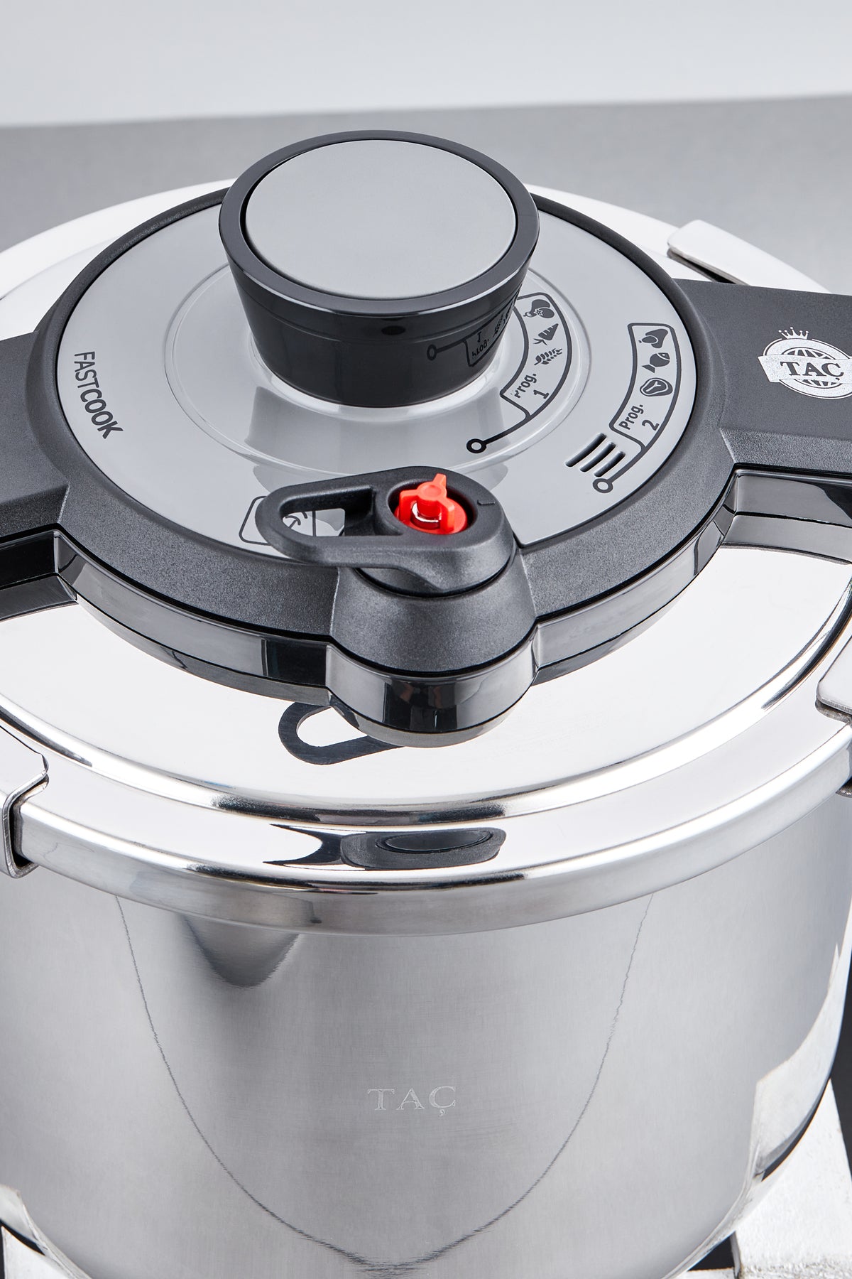 Tac FastCook 2-Piece 4+6 Liter induction Base Pressure Cooker Set - MALLTURK