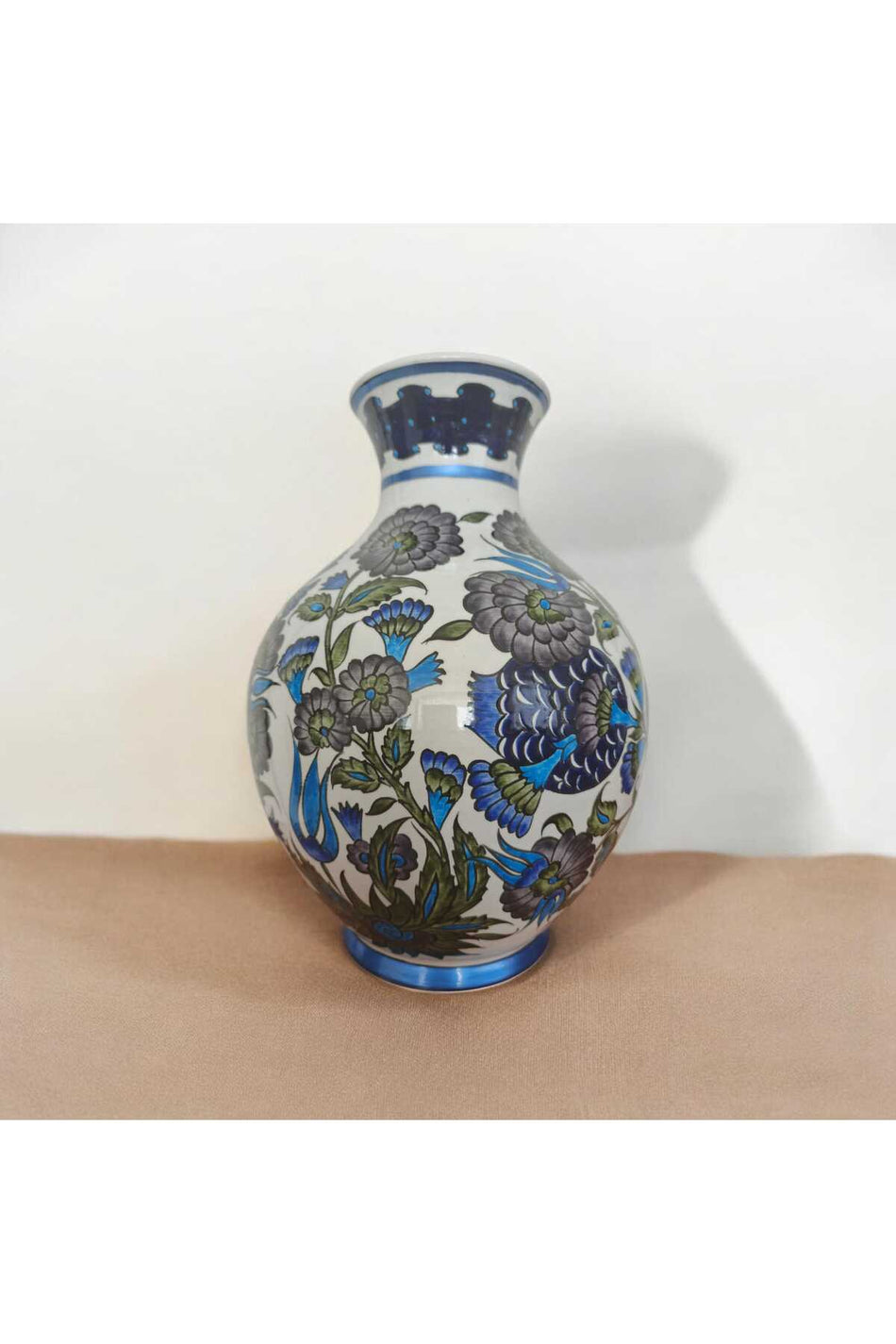 Sema ceramic handmade 30 cm ceramic vase - MALLTURK