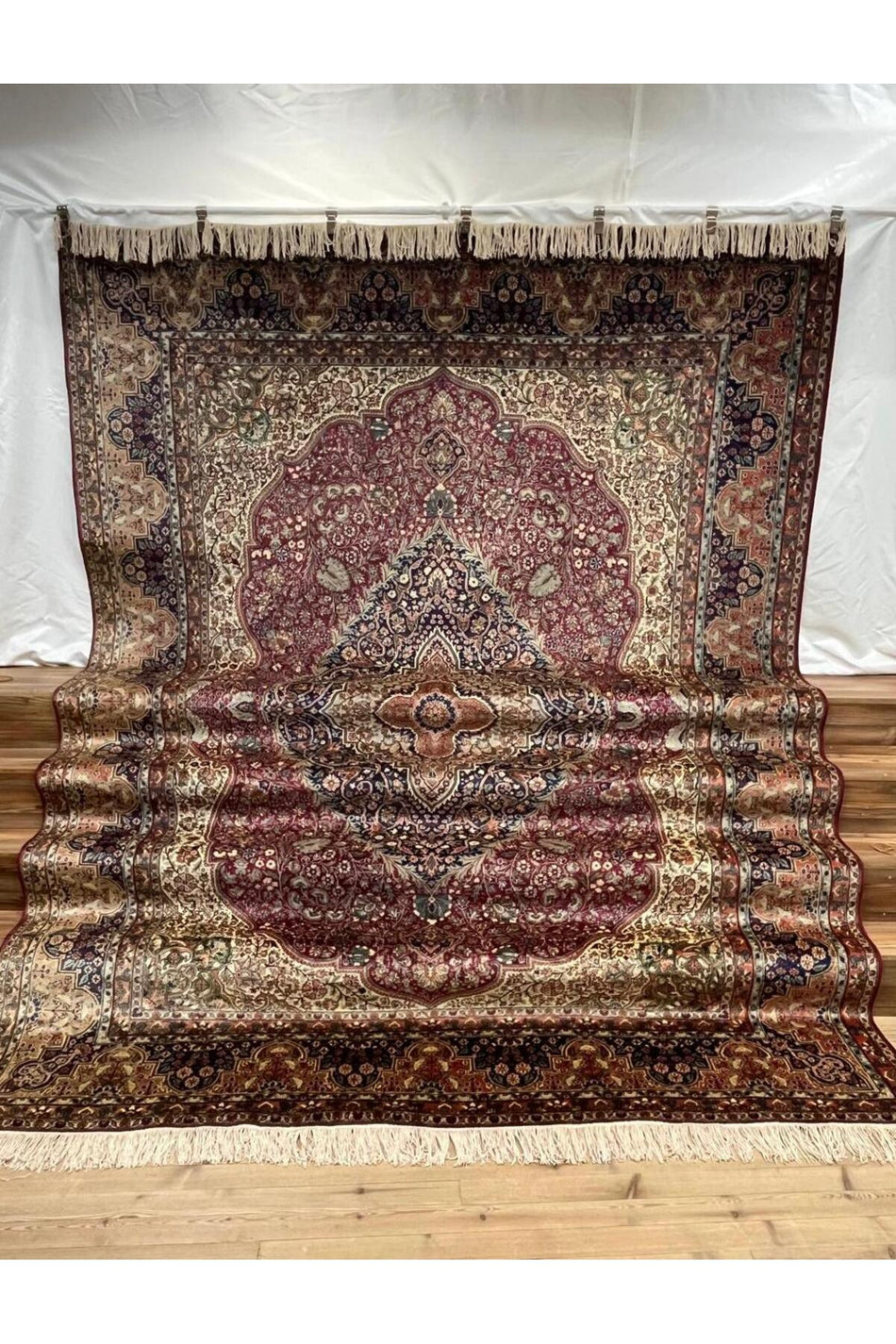 SIRVAN Rug Hand-Woven LADIK Rug - 374 x 281 - MALLTURK