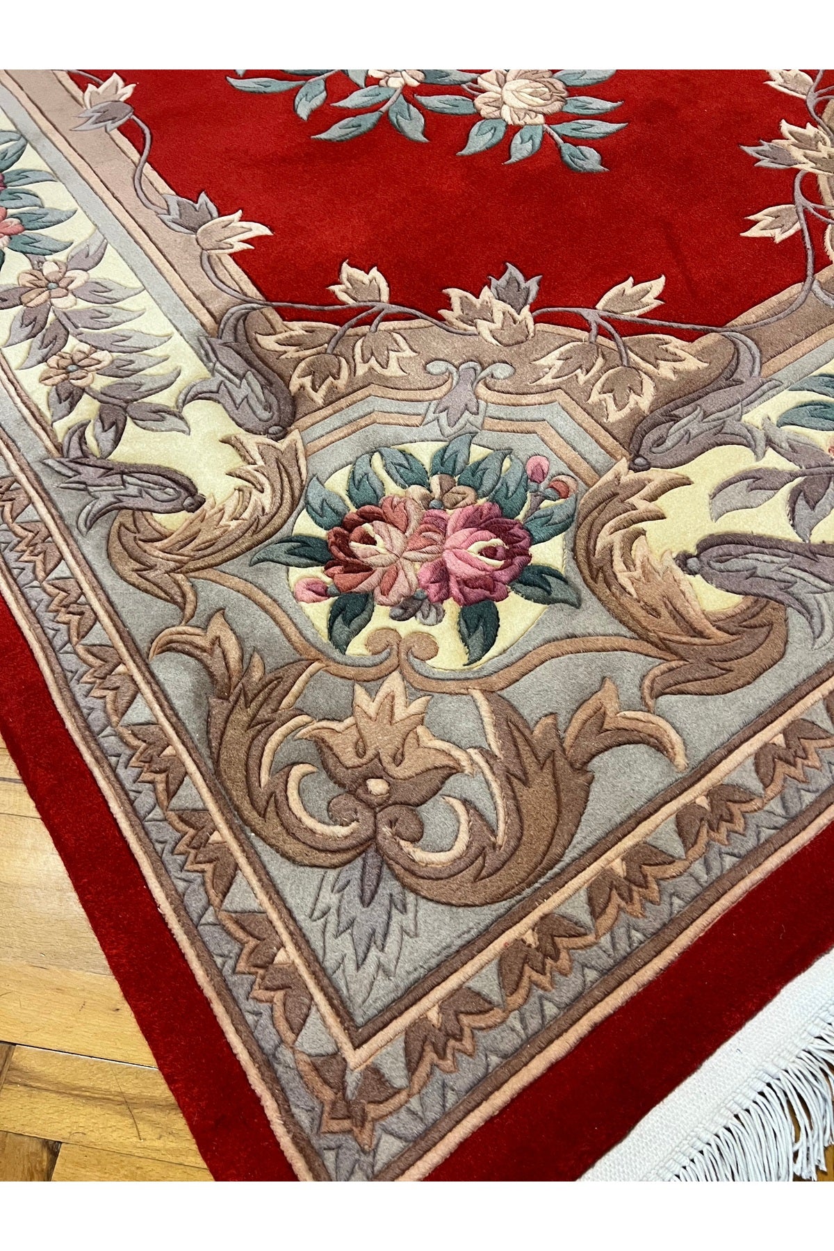 RD RAMAZAN DAG Hand Rug Art Hand-Woven Embossed Chinese Rug Premium Quality Wool Weave Size 240x170 - MALLTURK