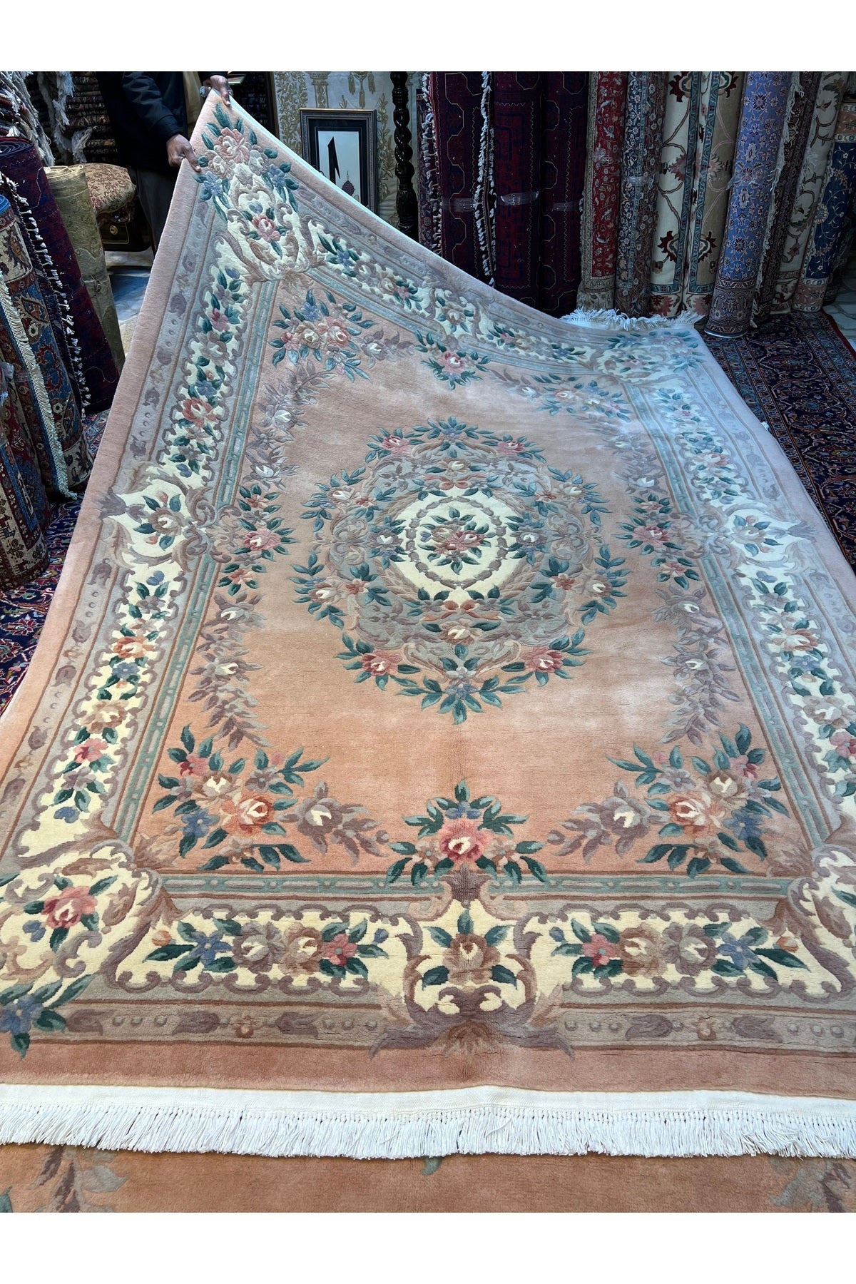 RD RAMAZAN DAG Hand Rug Art Hand-Woven Embossed Chinese Rug 2 El Tertemiz Urun Size 305x214