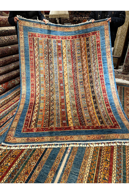 RD RAMAZAN DAG Hand Rug Art Hand-Woven Afghan Sirvan Sal Pattern Design 204x1.51