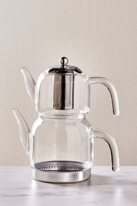 Karaca Panora induction Base Glass Maxi Teapot Set - MALLTURK