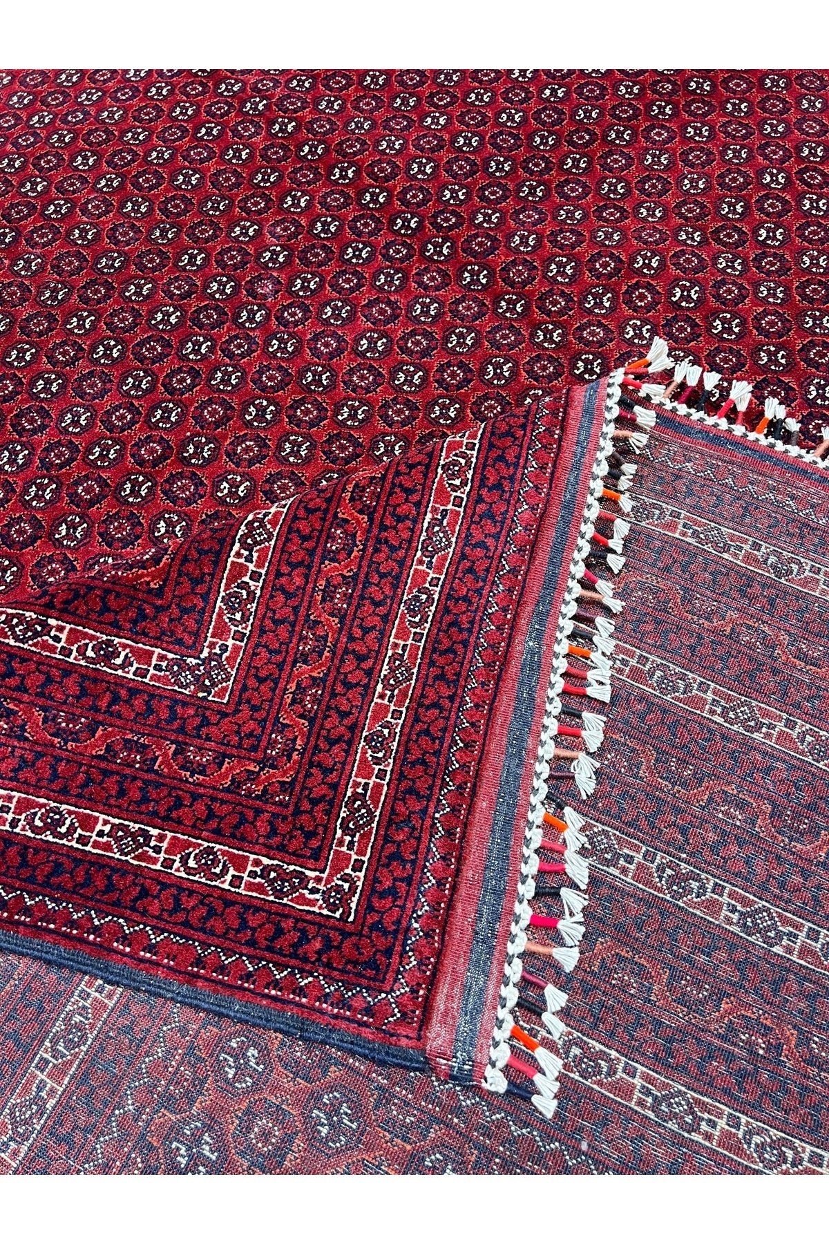 RD RAMAZAN DAG Hand Rug Art Hand-Woven Afgan Haca Roshnai Rug Premium Quality Size 390x300 - MALLTURK