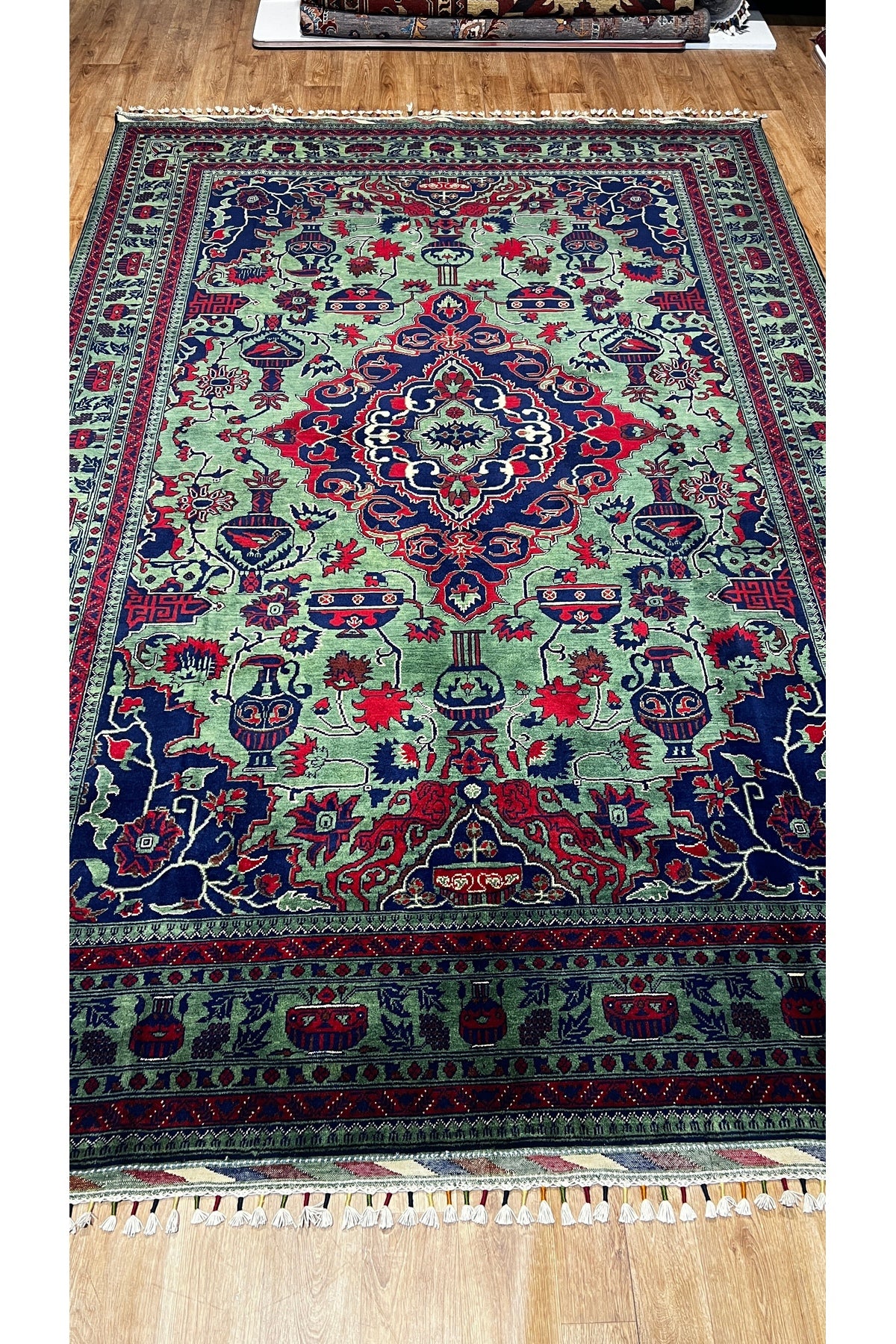 Turkmen Rug Hand-Woven Afghan Rug