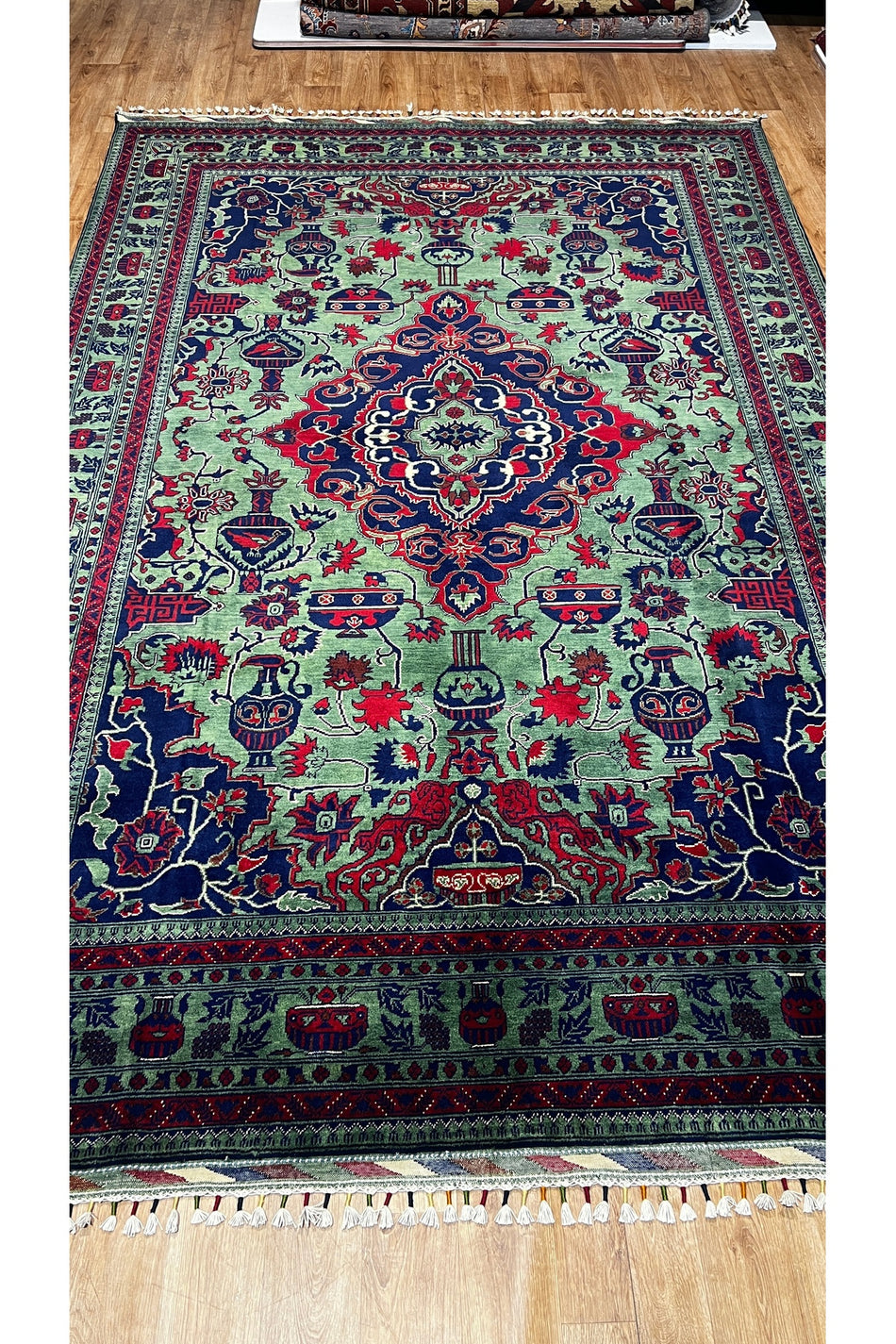 Turkmen Rug Hand-Woven Afghan Rug