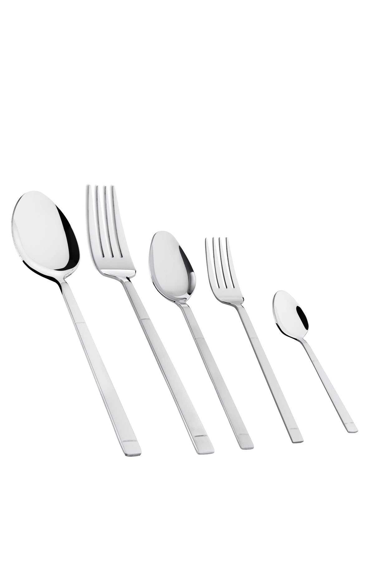 Tac felina nida 60 Piece 12 Place Setting Fork Spoon Set 18 10 Stainless Steel 304 kalite - MALLTURK
