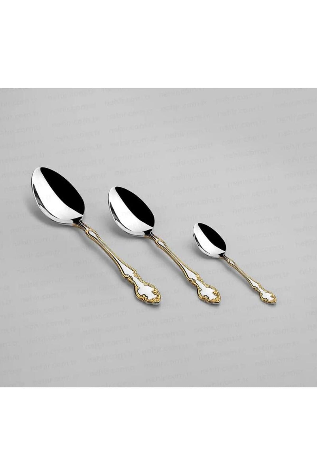 Nehir adriana altin Fork 84 Piece Spoon Knife Set - MALLTURK
