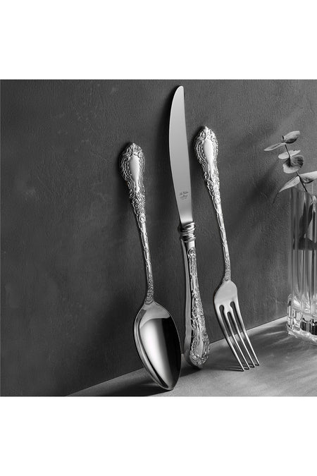 Aryildiz ciragan prestige 89 Piece 12 Place Setting Flatware Set - MALLTURK