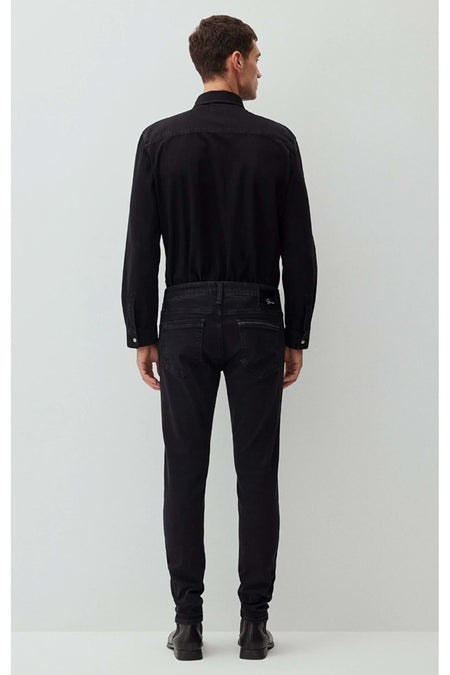 Mavi M0042487866 James Lux Black Anthracite Smoke Jean Pants Men's Denim Trousers BLACK - MALLTURK