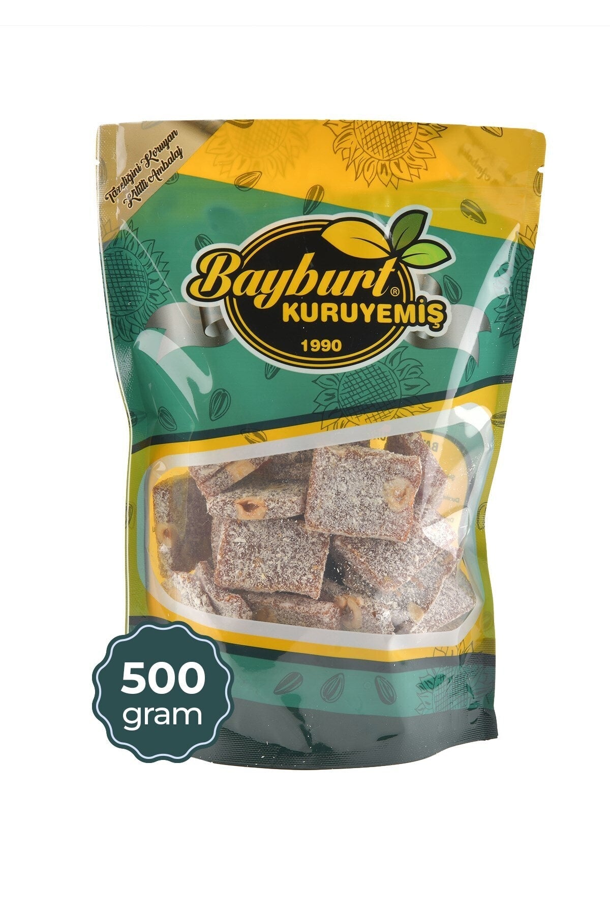 Bayburt Kuruyemis Hazelnut Carrot Confection kare 500 g - MALLTURK