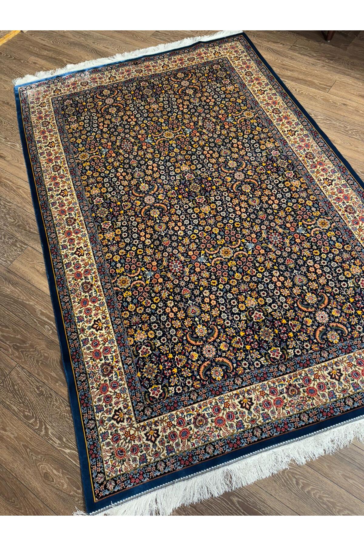 Rustikev Iranian Silk Hereke Rug - MALLTURK
