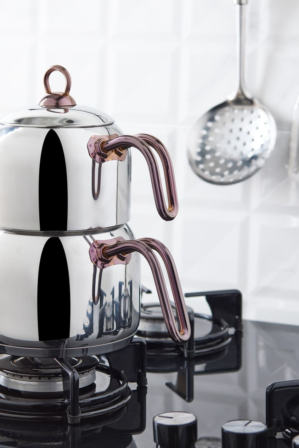 Karaca Urban induction Base Midi Teapot Set Rosegold - MALLTURK