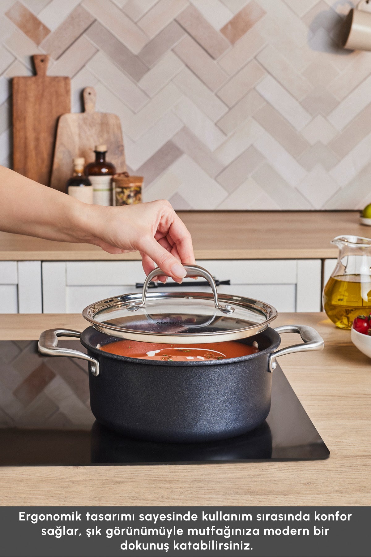 Karaca Biodiamond Pro Induction Compatible Pot - MALLTURK