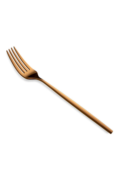 Jumbo 5900 infinity titanyum bronz 12 Place Setting 84 Piece Flatware Set - MALLTURK