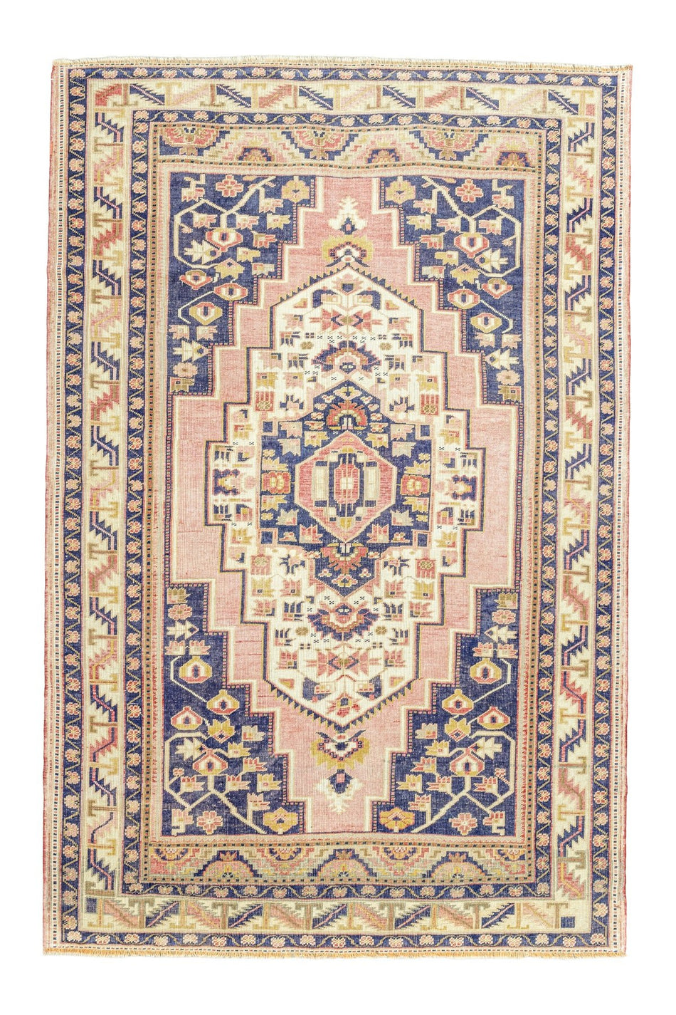 Soho Antiq Coten Pastel Colored Taspınar Rug 148x231 cm - MALLTURK