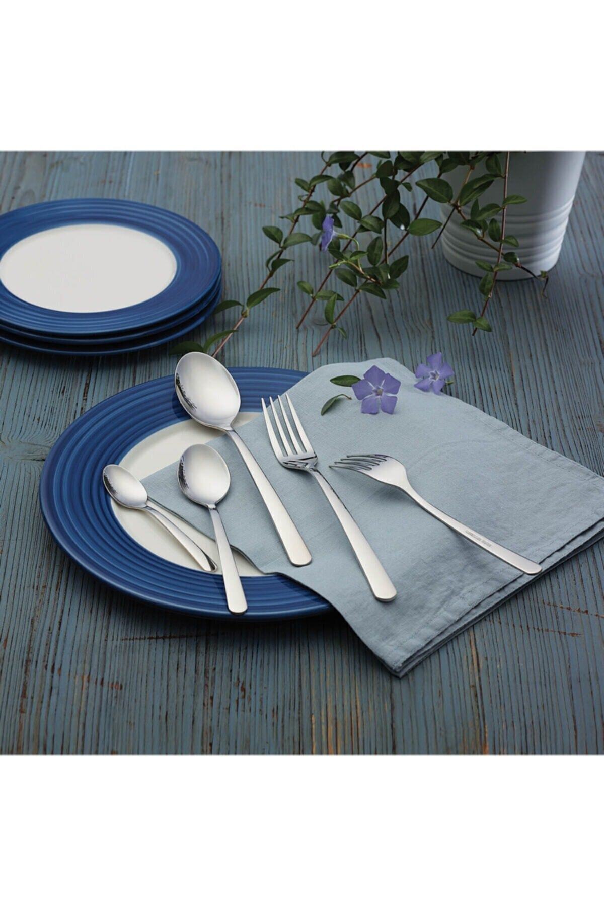 Emsan marmara 60 Piece 12 Place Setting Fork Spoon Set - MALLTURK
