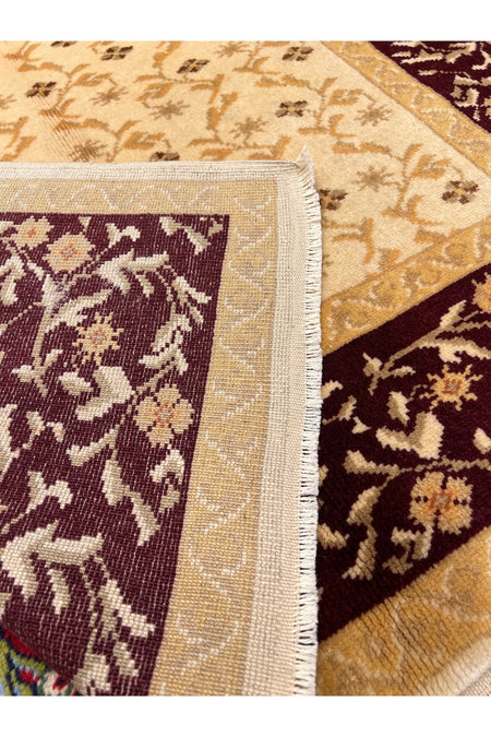 RD RAMAZAN DAG Hand Rug Art Hand-Woven Usak Rug Size 180x120 - MALLTURK