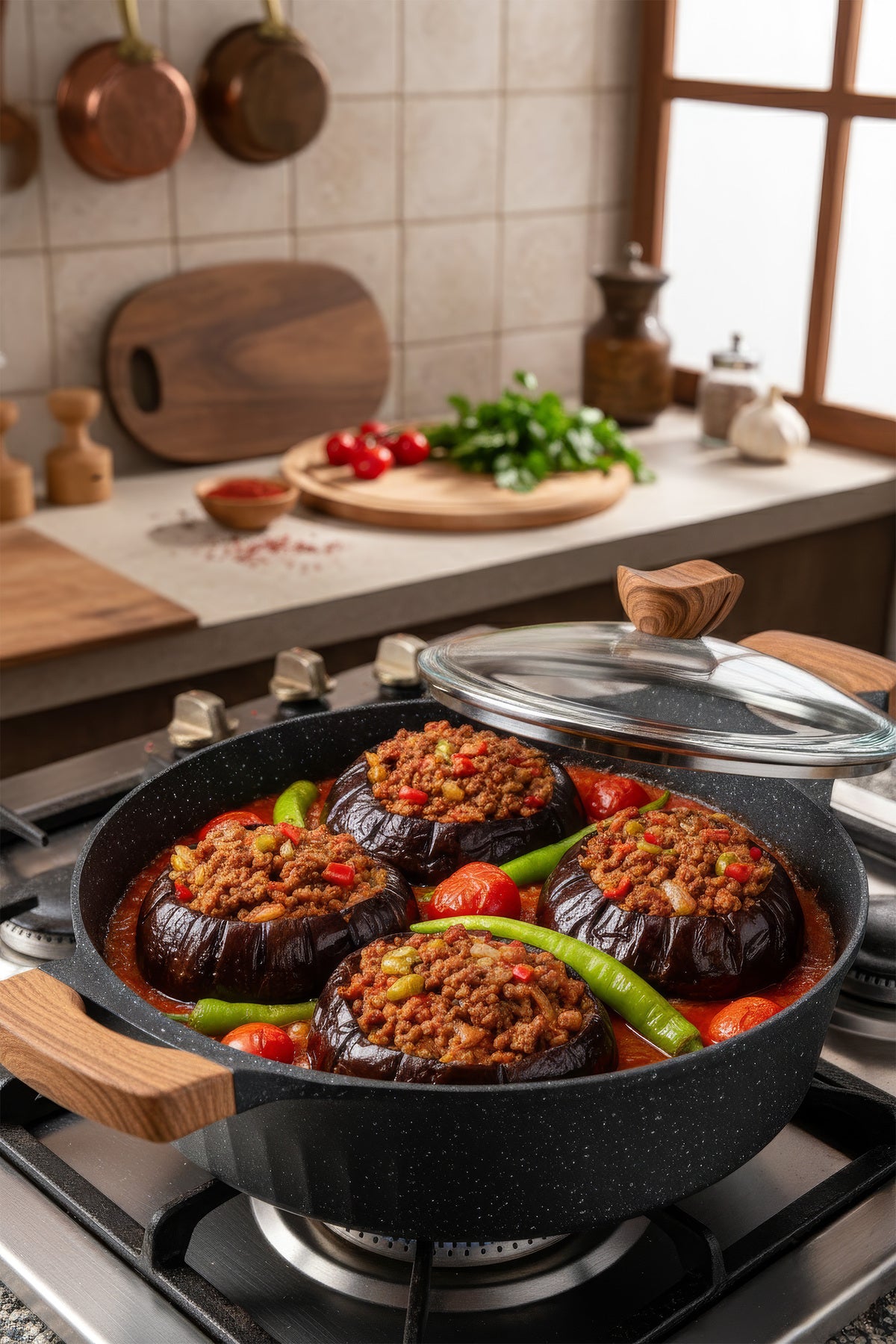 Aryildiz Lincoln 7 Piece Cookware Set