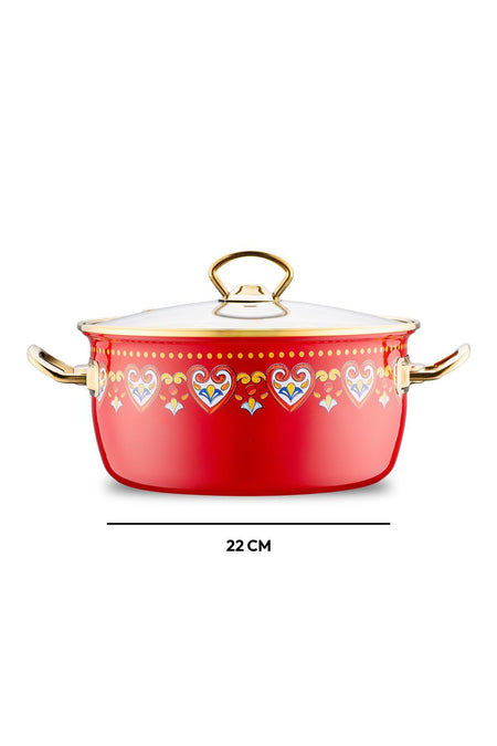 Emsan Solemar Enamel Frying Pot - MALLTURK