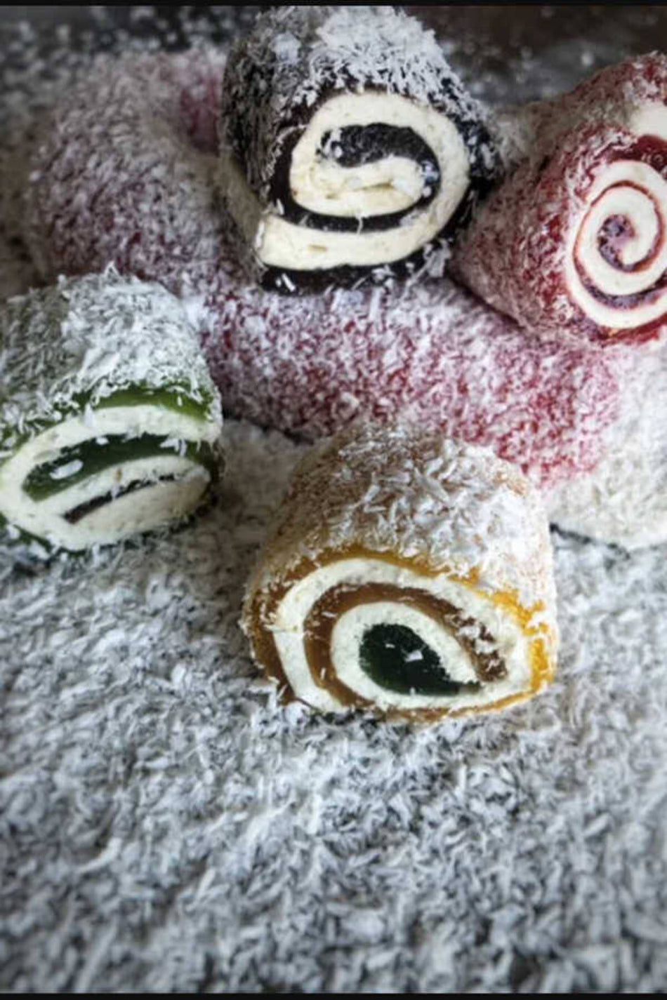 Kardesler sekerleme kardesler Mixed Fruit Rolled saray Turkish Delight 500 g