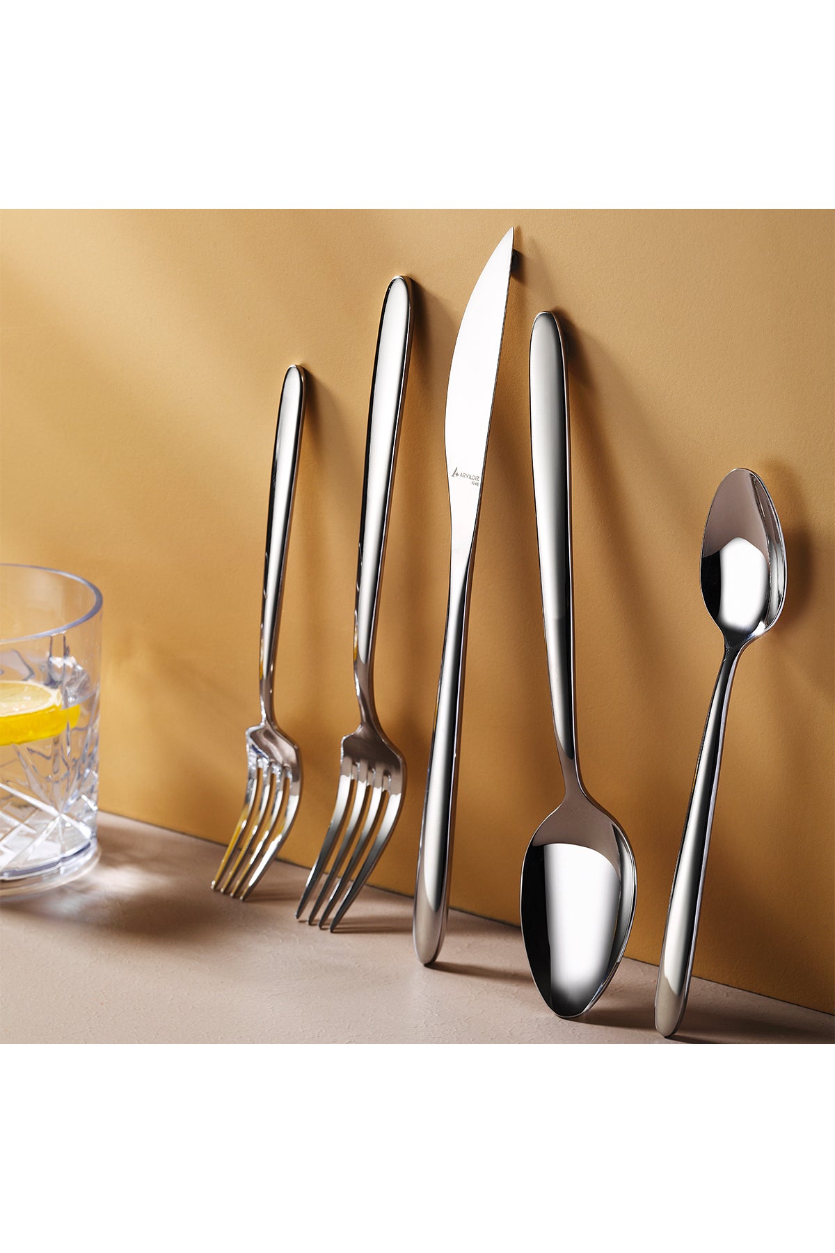 Aryildiz maison 60 Piece 12 Place Setting Flatware Set - MALLTURK