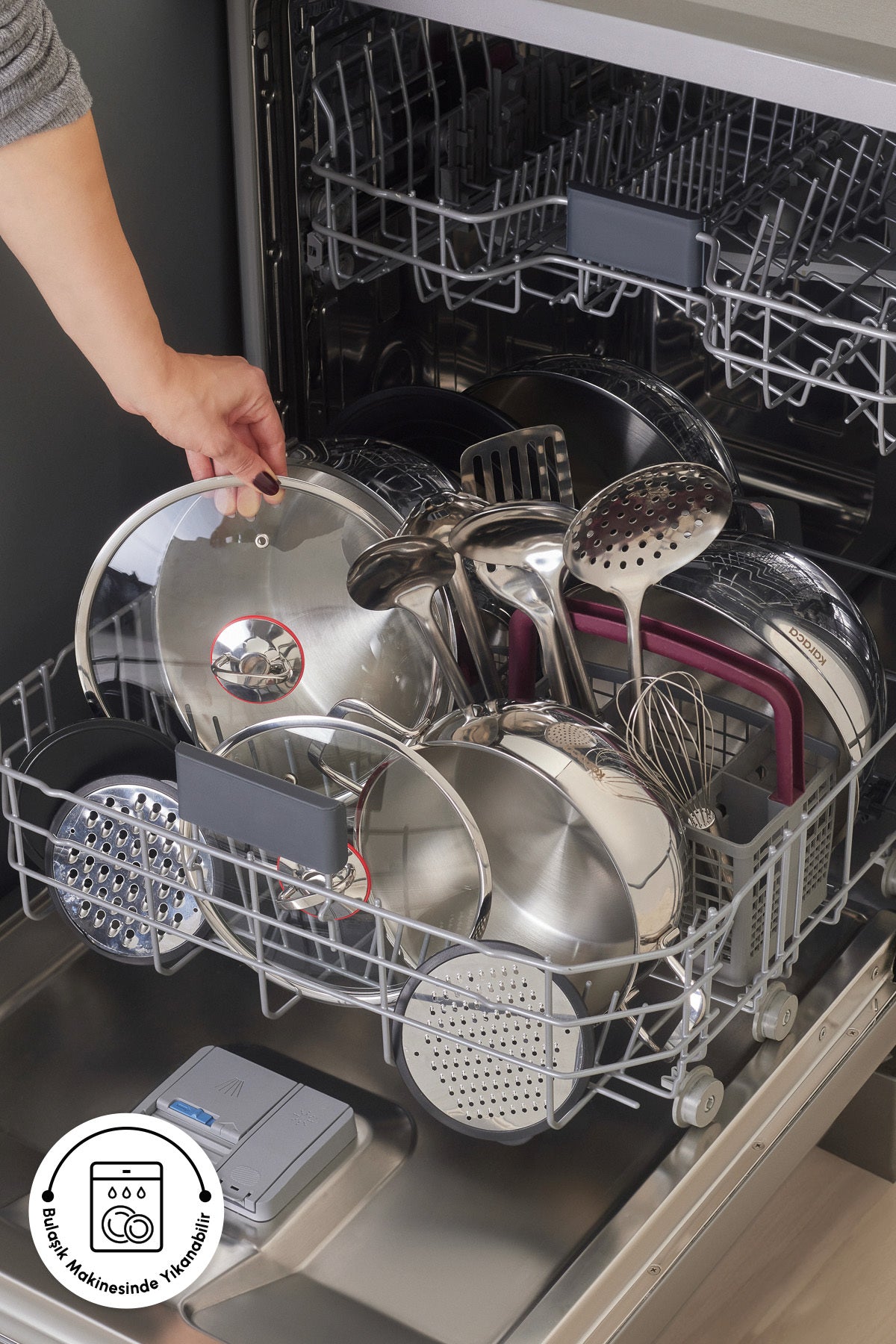 Emsan Karistir Pisir Sakla 18 Piece Karistirma Kabi ve Servis Gerecli Cookware Set