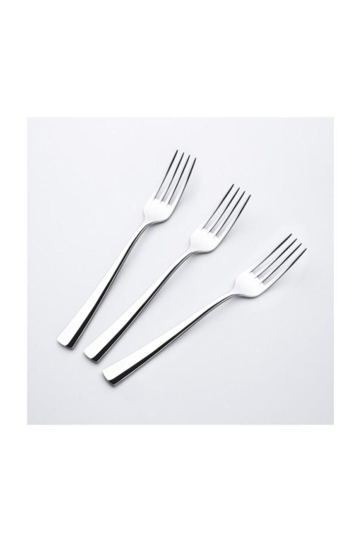Nehir deniz Model Dessert Fork 6 Pack tatli Fork - MALLTURK