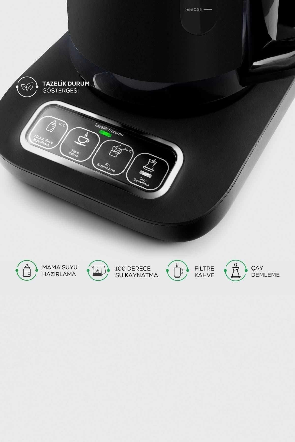 Karaca Robotea Pro 4 in 1 Talking Tea Maker Chrome - MALLTURK