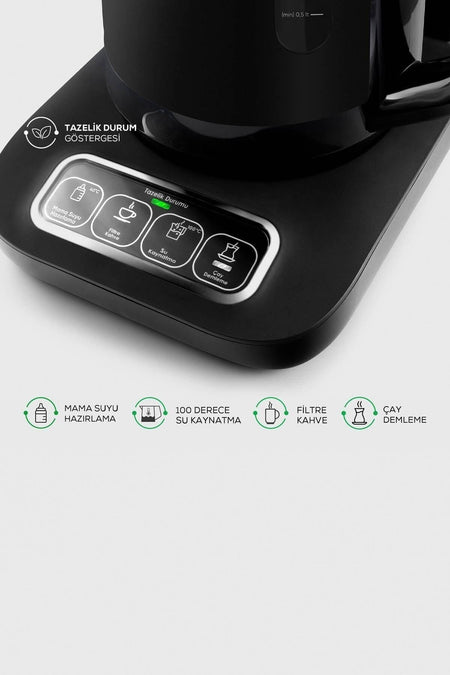 Karaca Robotea Pro 4 in 1 Talking Tea Maker Chrome - MALLTURK